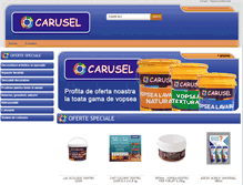Tablet Screenshot of carusel.com.ro